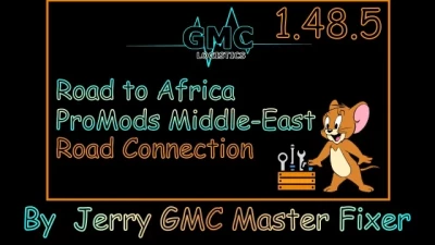 Road to Africa - ProMods Middle-East Road Connection v1.0 1.48.5