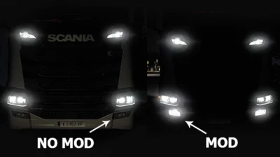 Scania NG Front Bumper Fog Lamps v1.0