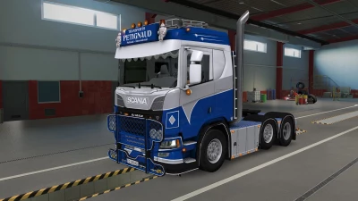 SCANIA R580 PETIGNAUD TRANSPORTS ETS2 REWORKED 1.48.5