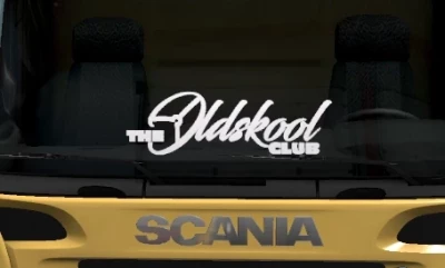 Scania RJL The OldSkool Club Sticker 1.48