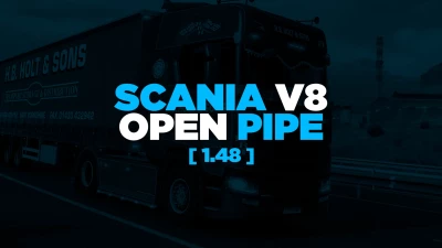 Scania V8 Open pipe v2.0