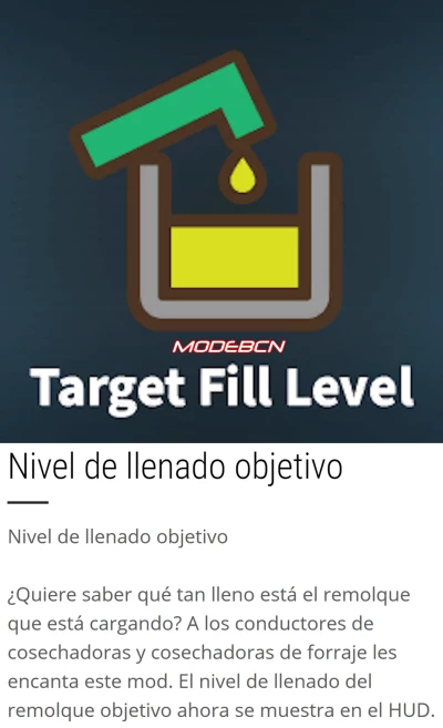 Target Fill Level VERSIÓN EN ESPAÑOL V2.0.0.0