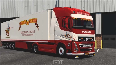 Volvo FH5 + Trailer "Frank de Ridder" v2.0 1.48.x