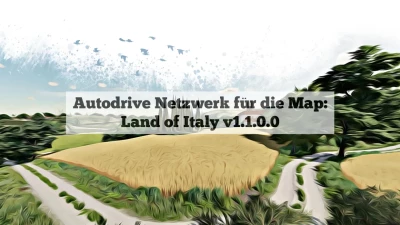 Autodrive Netzwerk für die Map: Land of Italy v1.1.0.0