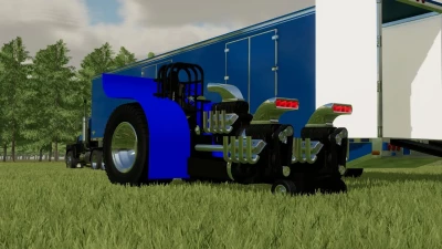 Blue Modified Pulling Tractor v1.0.0.0