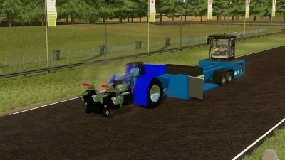 Blue Modified Pulling Tractor v1.0.0.0