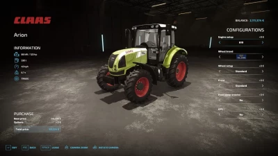 Claas Arion Old Generation v1.2.0.0