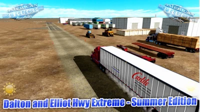 Dalton and Elliot Hwy Extreme 1:1 Summer Map ATS v1.49.1.4