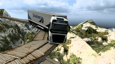 Dangerous road Map For Euro Truck Simulator 2  [1.48]