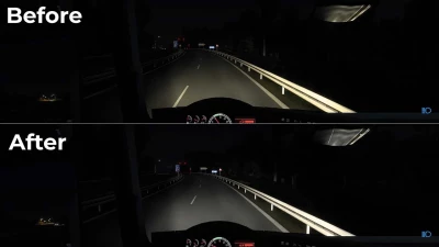 Improved headlight for SCS trucks v1.1 1.48.5