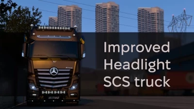 Improved headlight for SCS trucks v1.1 1.48.5