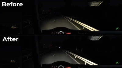 Improved headlight for SCS trucks v1.1 1.48.5