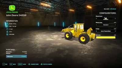 JD 540gIII Cable Skidder (Yellow 90's Style) v1.0.0.0