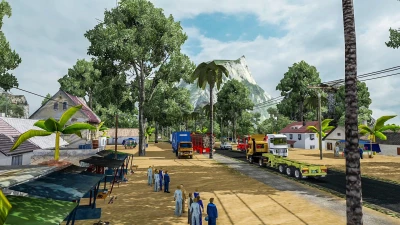 Map Sumsel X Map Mii V0.1 ETS2 1.40 - 1.48