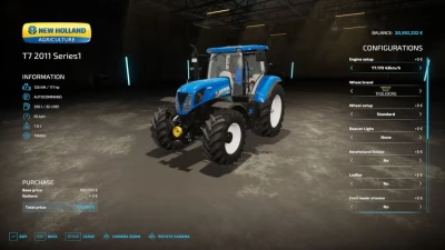 New Holland T7 Edit v1.3.0.0