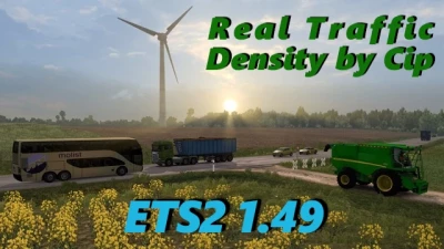 Real Traffic Density ETS2 1.49 beta