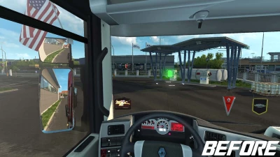 Realistic Mirror FOV for ETS2 v1.3 1.49