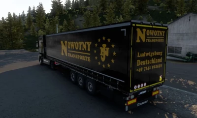 Renault Magnum + Krone Profiliner Nowotny Transporte Combo Skin Pack 1.48