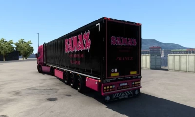 SCANIA RJL + Trailer SAMAX Sasha Maxeane Transport Skin