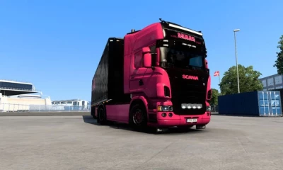 SCANIA RJL + Trailer SAMAX Sasha Maxeane Transport Skin