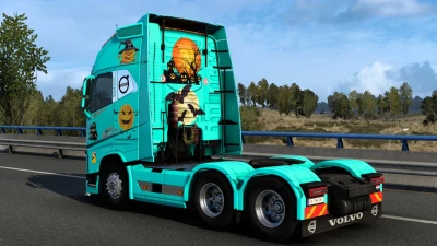 SKIN HALLOWEEN VOLVO FH 2012 1.0 1.48