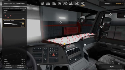 Table & wind-shield set for Actros MP3 v1.23 1.49