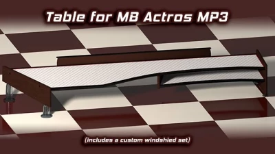 Table & wind-shield set for Actros MP3 v1.23 1.49