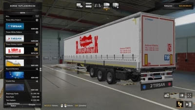 Tirsan Trailer Balkes Logistic Paintjob 1.48