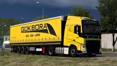 Volvo FH 2012 & Tirsan Trailer DLC GOKBORA Skin Combo 1.48