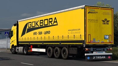 Volvo FH 2012 & Tirsan Trailer DLC GOKBORA Skin Combo 1.48