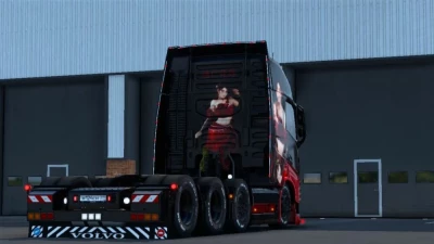 Volvo FH12 (Pendragon) Momiji Red Wedding Dress Skin By Zen Workshop 1.48