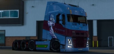 Volvo FH12 (Pendragon) Rei Ayanami Skin Final By Zen Workshop 1.48