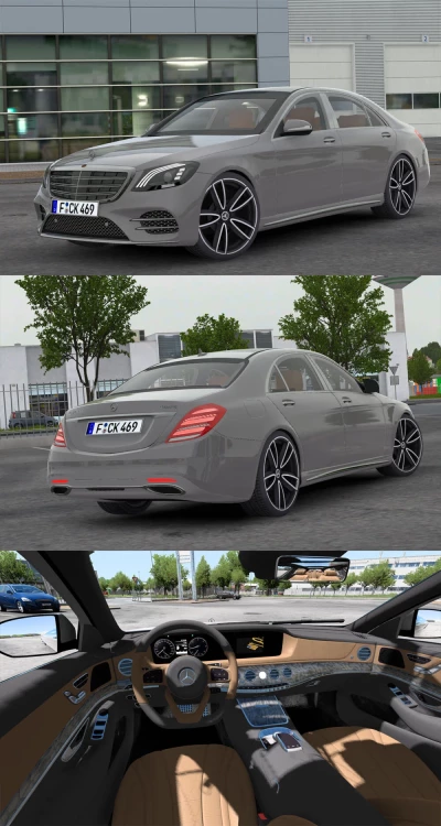 [ATS] Mercedes-Benz W222 S-Class S-400d v4.7 - 1.49