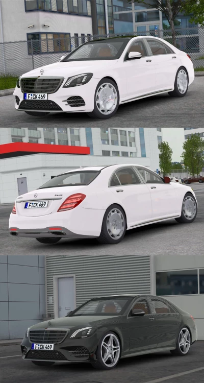 [ATS] Mercedes-Benz W222 S-Class S-400d v4.7 - 1.49