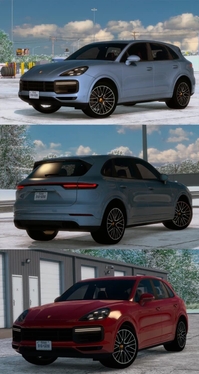 [ATS] Porsche Cayenne Turbo 2022 E3 v1.0 1.49