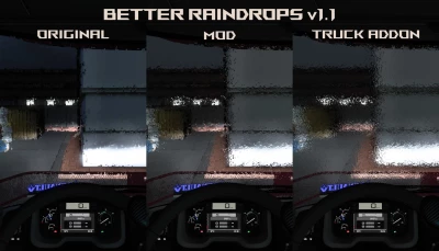 Better Raindrops v1.8.2 ETS2 1.49