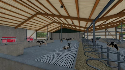 Cow Barn Big With GEA Mixfeeder v1.0.1.0