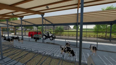 Cow Barn Big With GEA Mixfeeder v1.0.1.0