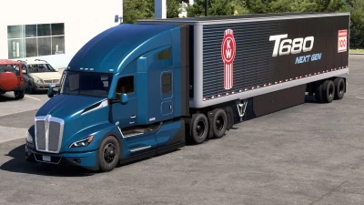 Kenworth T 680 Next Gen Trailer skin v1.0