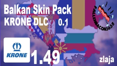 KRONE DLC Balkan Real Skin Pack v0.1