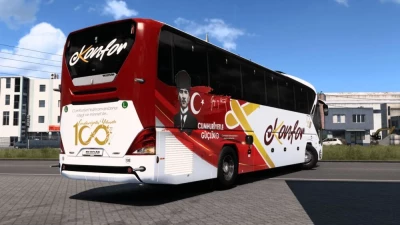 Neoplan Tourliner 13m Euro 6 Konfor Turizm Cumhuriyetle Güçlü100 Skin v2.0