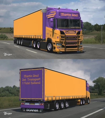 Scania R & S Martin Snel Skin Pack by Wexsper v1.0