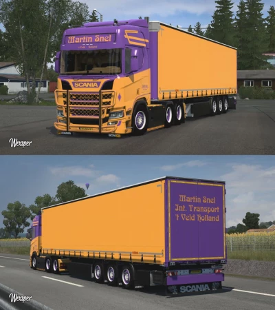 Scania R & S Martin Snel Skin Pack by Wexsper v1.0