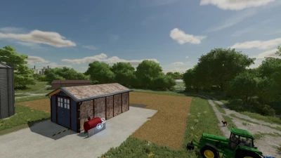 Small Workshop Garage And Gas Station For Your Farm v1.0.0.0