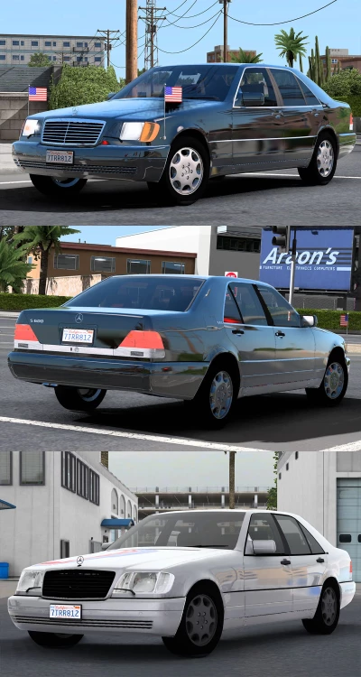 [ATS] Mercedes-Benz W140 S-Class S600 v1.0 - 1.46