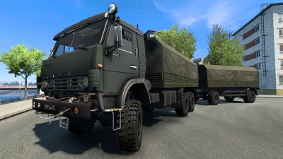 KamAZ 43101 Army ETS2 (UPD: 2023.03. [02]) v1.46.+