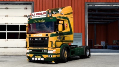 Scania RJL R4 GJ Wibbelink Skin 1.46