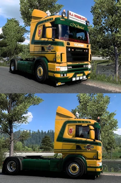 Scania RJL R4 GJ Wibbelink Skin 1.46