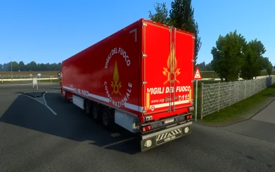 Scs Trailer Vigili Del Fuoco Refrigerated 1.46