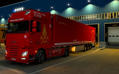 Scs Trailer Vigili Del Fuoco Refrigerated 1.46